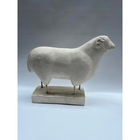 Farmhouse Sheep Statue For Sale - Image 3 of 8