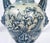 : Antique 18th-century Stagnone vase in glazed majolica, made in Albisola (Genoa). The vase features a monochrome blue...