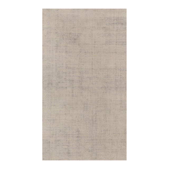 Rug & Kilim’s Oversized Contemporary Textural Rug in Beige-Brown Tones - 10x18 For Sale