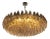 Modernist Smoked Topaz Chandelier With Chrome Fittings, in the Manner of Venini For Sale