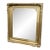 1970s Gold Oversized Ornate French Beveled Mirror For Sale