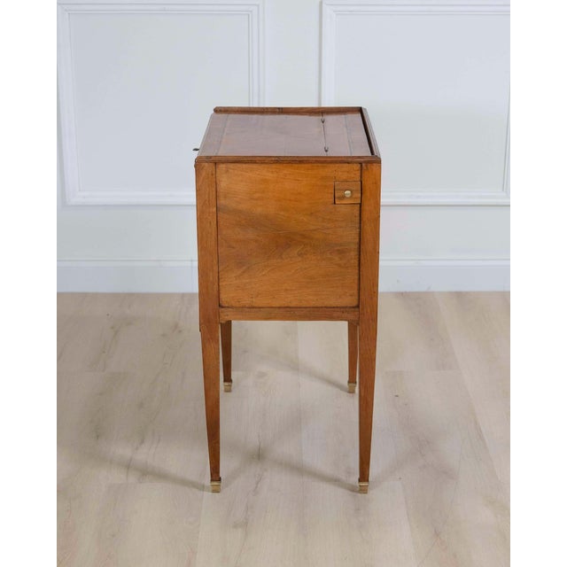 18th Century Louis XVI Marquetry Chiffonier Table For Sale - Image 9 of 15