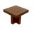 Mid 20th Century Milo Baughman Style Walnut Cruciform End Tables For Sale In Aspen - Image 6 of 6