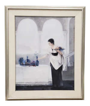 "Arrangement in Blue" Original Oil Painting by Joseph C.1989