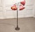 Swedish Floor Lamp with Red Satin Shades, 1940s For Sale - Image 10 of 10