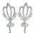 Late 20th Century Weighted Cast Iron Stocking Holders - A Pair, Style B For Sale