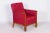 French Art Deco Red Chair in Beech, 1930s For Sale - Image 9 of 9