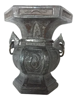 19th Century, Qing Period, Antique Chinese Bronze Vase