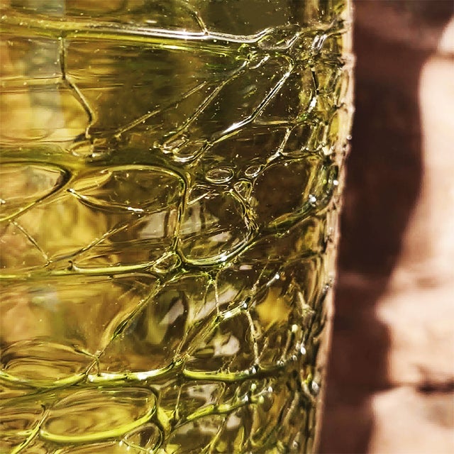 Handmade Green Murano Glass Vase, Italy, 1970s For Sale - Image 5 of 11