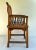 Chinese Side Chair : Mid 19th Century Antique Chinese Elm Wood Vintage Chinese Side Chair- With a Warm Golden Glow! For Sale - Image 3 of 12