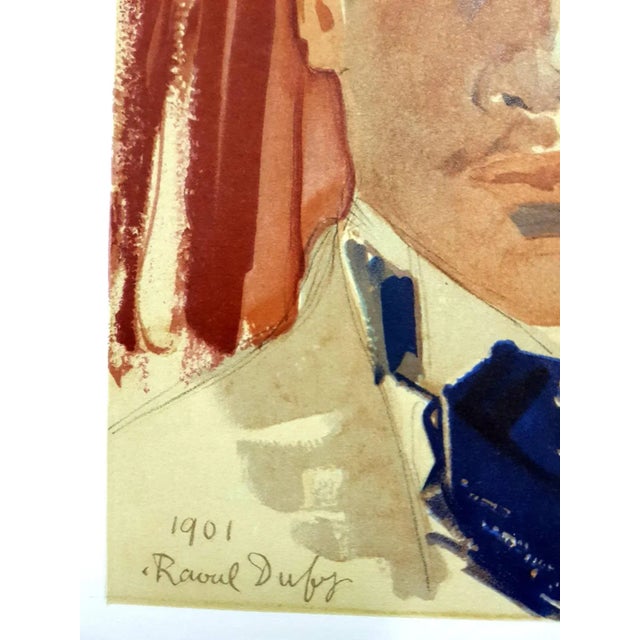 (after) Raoul Dufy Lithograph after a watercolor, published in the book ''Lettre à mon peintre Raoul Dufy.'' Paris,...