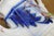 4 Antique Gaudy Welsh Ironstone Cobalt Blue Floral Teapot Pitcher & Bowls For Sale - Image 11 of 18