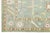 Modern Sage Green Oushak Style Wool Area Rug With Pastel Geometric Floral Accent For Sale - Image 10 of 12