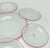 Dessert set "Rotor" produced in the 70s in Poland by The Ząbkowice Glassworks, designed by Jan Sylwester Drost. It was...