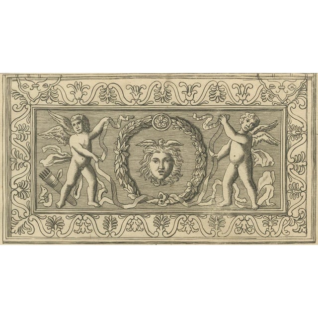 Early 18th Century Bernard de Montfaucon, Roman Antiquities and Classical Decorative Arts, 1721, Paper Engraving For Sale - Image 5 of 9
