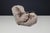 Gold Art Deco Sheepskin Lounge Chair by Jindřich Halabala, Czech, 1940s For Sale - Image 8 of 11