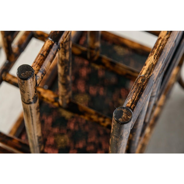 Antique British Colonial Magazine Rack, Bamboo & Lacquer, 1890s For Sale - Image 17 of 17