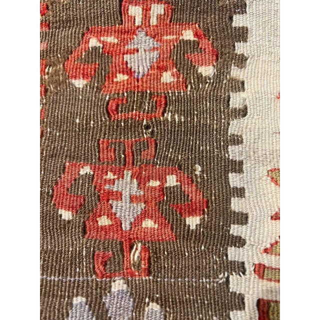 1980s Vintage Hand Woven K143 Pillow 16'' For Sale - Image 5 of 12