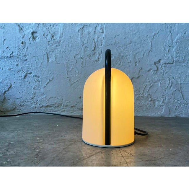 Opaline Table Lamp, Italy, 1980s, in Flawless conditions. Designed 1980 to 1989 European Plug (up to 250V).The wiring of...