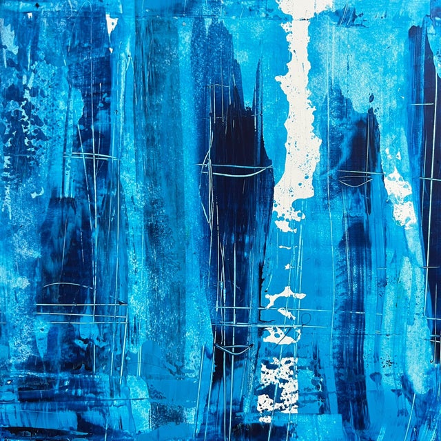 This listing is for a diptych acrylic on canvas painting - each panel measures 30 x 30cm. Artwork sold with a signed...