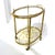 Vintage French Brass Bar Cart from Maison Baguès For Sale - Image 13 of 13