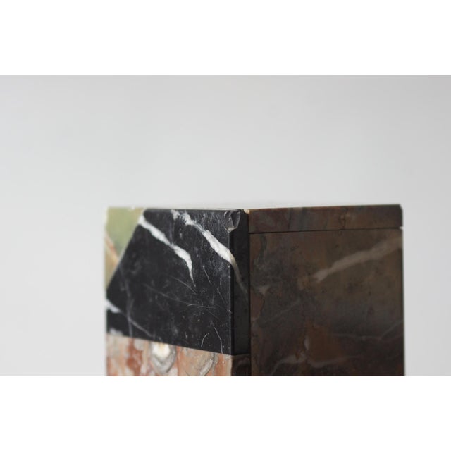 Art Deco French Marble Bookends, 1930s, Set of 2 For Sale - Image 4 of 5
