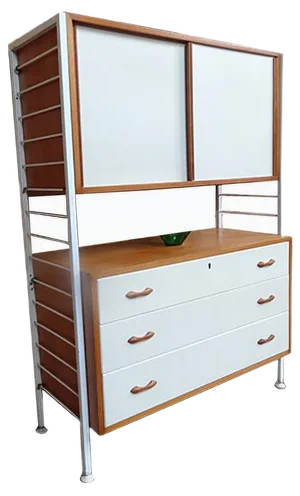 Vintage Teak Ladderax Wall Units or Room Dividers from Staples Cricklewood, 1960s, Set of 4
