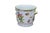 Vintage Herend Porcelain Queen Victoria #7214 cachepot featuring hand-painted floral bouquets, colorful butterflies, a...