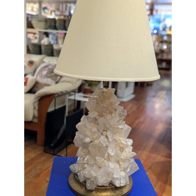 Mid-Century Modern Vintage Quartz Crystal Lamp by Carole Stupell For Sale - Image 3 of 7