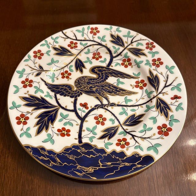 Royal Worcester Pair - Royal Worcester Independence Eagle Plates For Sale - Image 4 of 8