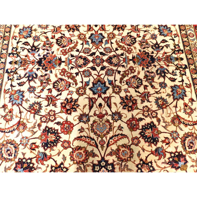 Vintage Hand Knotted Room Size Persian Rug. 9'3"x 12'6" For Sale - Image 4 of 18