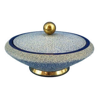 Ceramic Vase Box from Batignani, 1920s For Sale