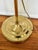 Late 20th Century Hollywood Regency Polished Brass Adjustable Height Pharmacy Floor Lamp With Hooded Shade For Sale - Image 10 of 12
