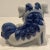 Vintage Blue & White Ceramic Foo Dogs - A Pair For Sale - Image 10 of 13