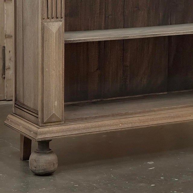 Camel 19th Century Renaissance Revival Stripped Oak Open Bookcase For Sale - Image 8 of 18