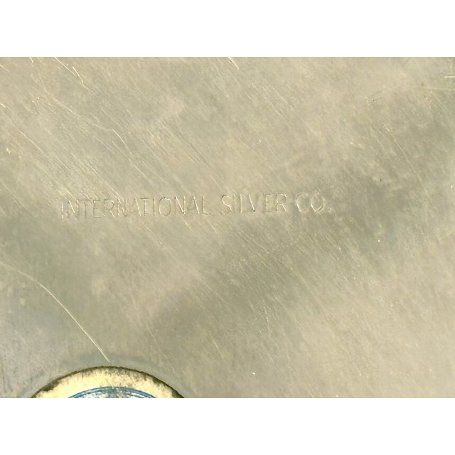 Vintage Silverplate Soap Dish by International Silver Co. For Sale - Image 11 of 12