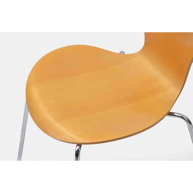 Model 3107 Chairs by Arne Jacobsen for Fritz Hansen, 1990s, Set of 11 For Sale - Image 3 of 9