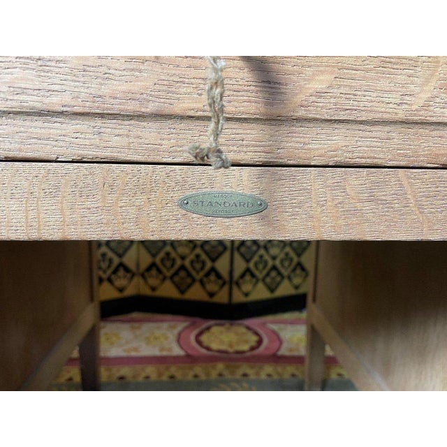 Administrative Desk in Oak For Sale - Image 3 of 11