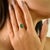 Not Yet Made - Made To Order Double Prong Set Art Deco 2 Ct Emerald Engagement Ring Size 6.5 in 14k Solid Gold For Sale - Image 5 of 14