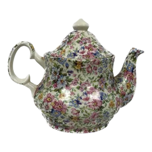 Vintage English Staffordshire Laura Chintz Teapot