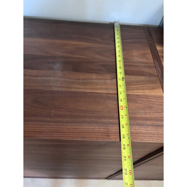 2010s Mid Century Style Walnut Mobican Highboy For Sale - Image 5 of 7