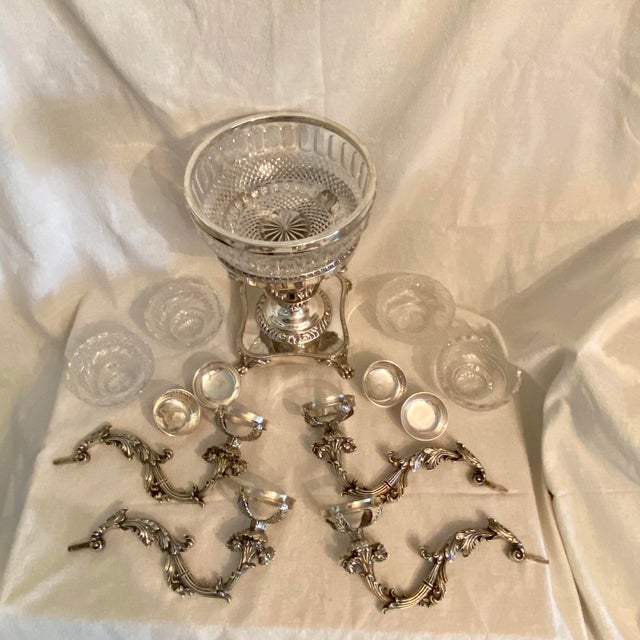 Early 1900's Antique Regency Style Epergne For Sale - Image 12 of 12