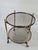French Bar Table in Brass with Mirror-Finished Glass, 1960s For Sale - Image 11 of 13
