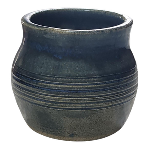 Vintage Signed Studio Pottery Squat Vase