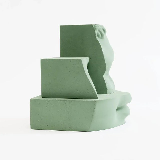 Contemporary Hermes Green Concrete Sculpture For Sale - Image 3 of 9