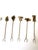 Mexican Vintage Handmade Mexican Silver & Abalone Hors D’Oeuvre Picks – Set of 12 For Sale - Image 3 of 7