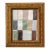 Original Framed Abstract Painting in Antique Gold Bronze Frame For Sale