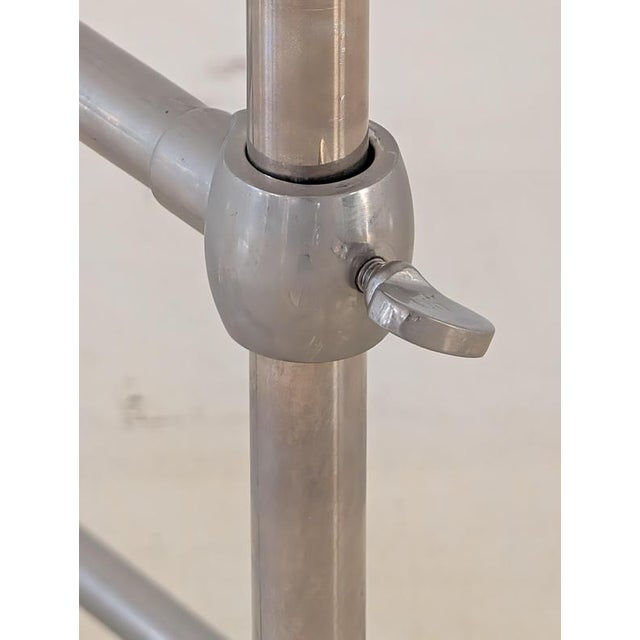 Art Deco Towel Rack in Nickel-Plating For Sale - Image 6 of 14