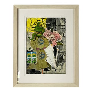 Contemporary Collage "Wear It In" by Paris Artist Matthew Rose For Sale