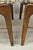 Brown Vintage Mid Century Modern Walnut & Oak Sculptural Dining Side Chairs - A Pair For Sale - Image 8 of 11